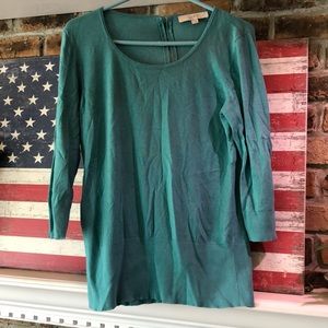 Loft teal sweater